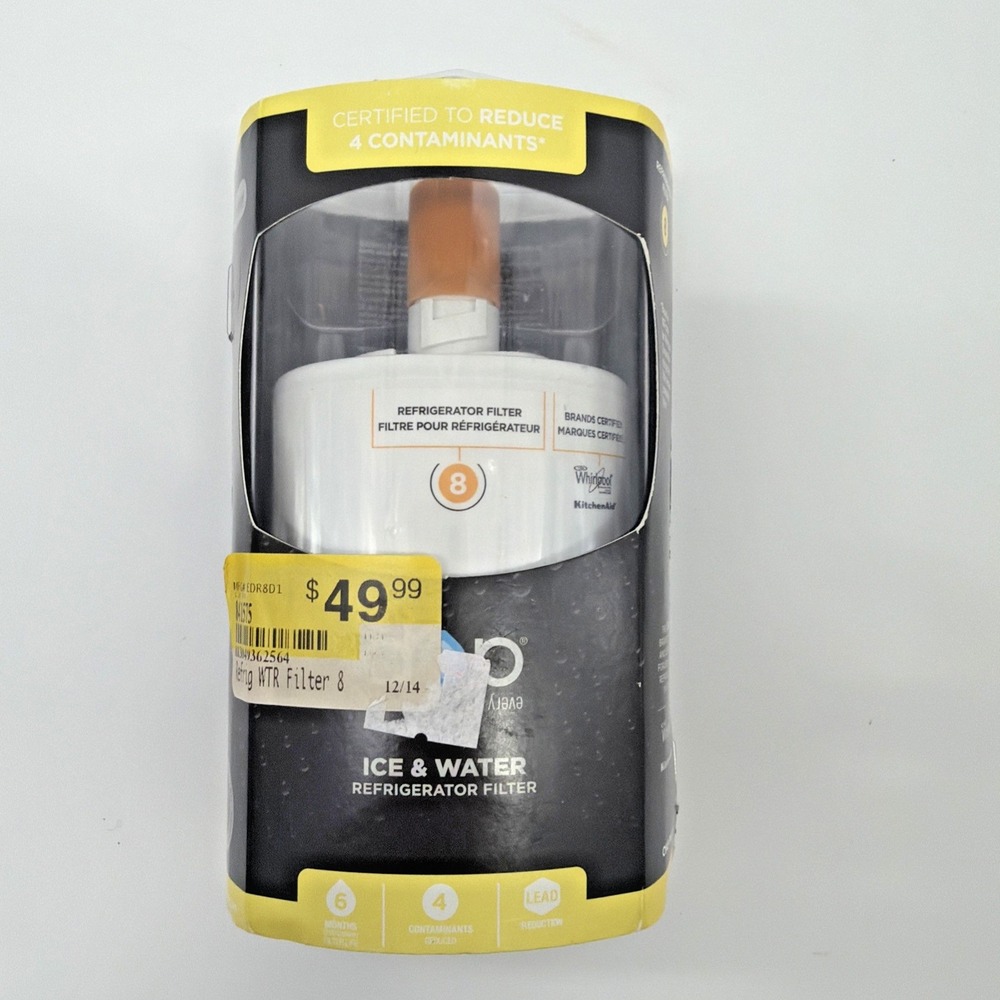 Whirlpool EDR8D1 Every Drop Ice & Water Refrigerator Filter 8 New